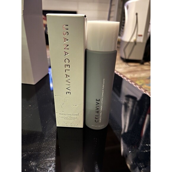 2 USANA CELAVIVE Perfecting Toner/Lotion‎ 4oz ea Powerful Peptide Moisturizer - Picture 4 of 4